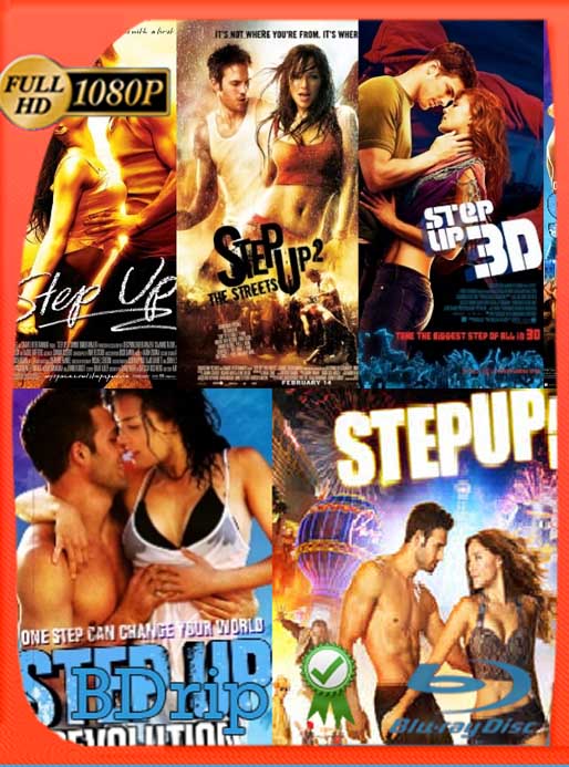 Step Up 1-2-3-4 (2006-2014) BDRip [1080p] Latino [GoogleDrive] SXGO