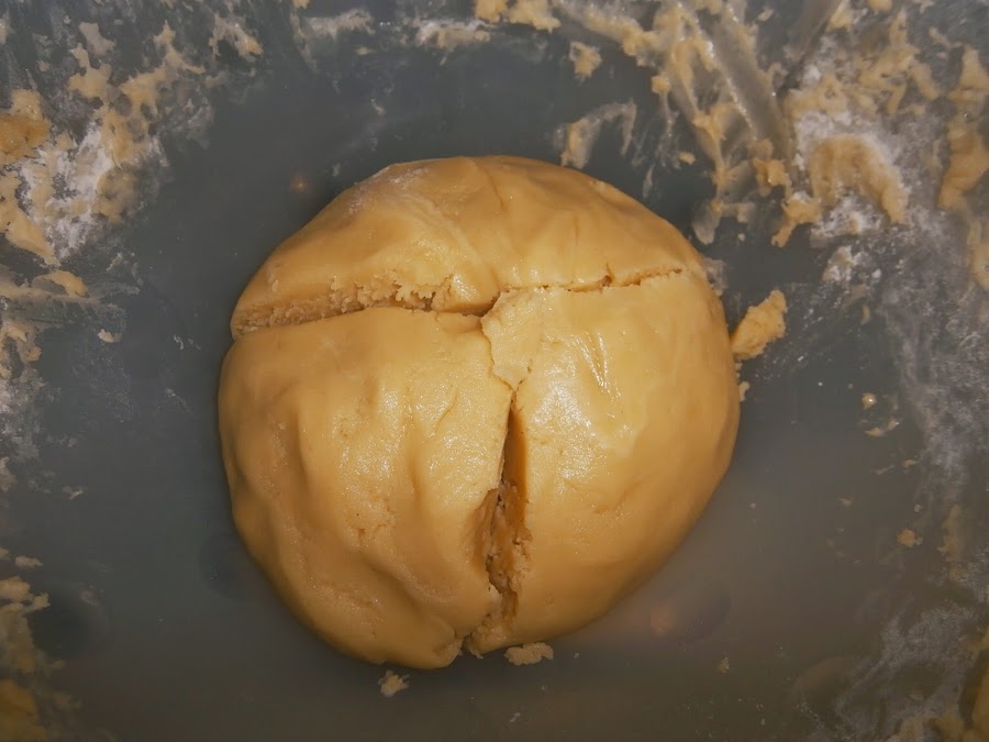 preparación galletas con nata (crema de leche)