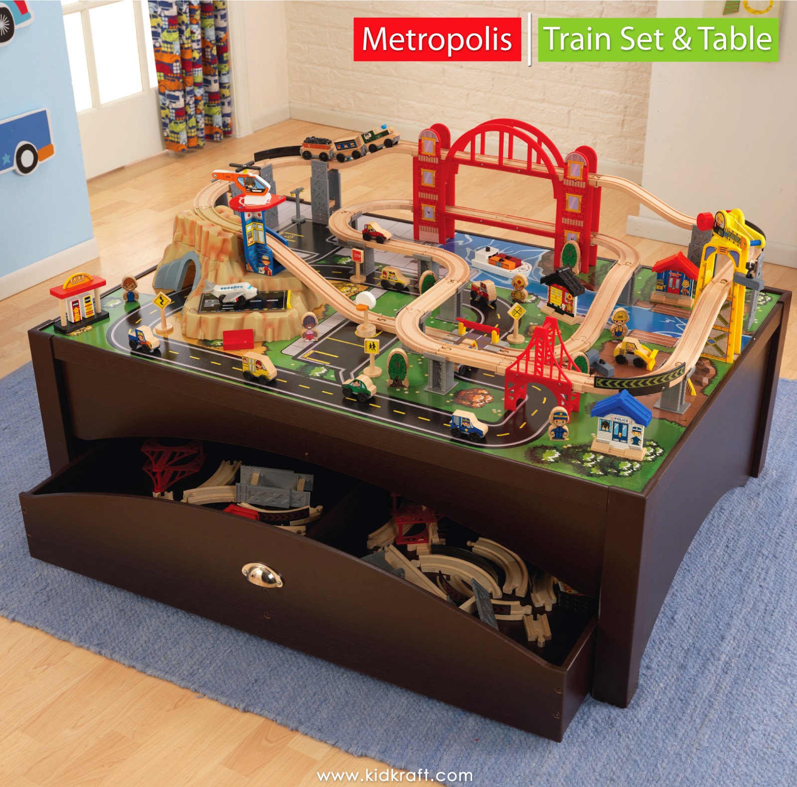 metropolis train table set