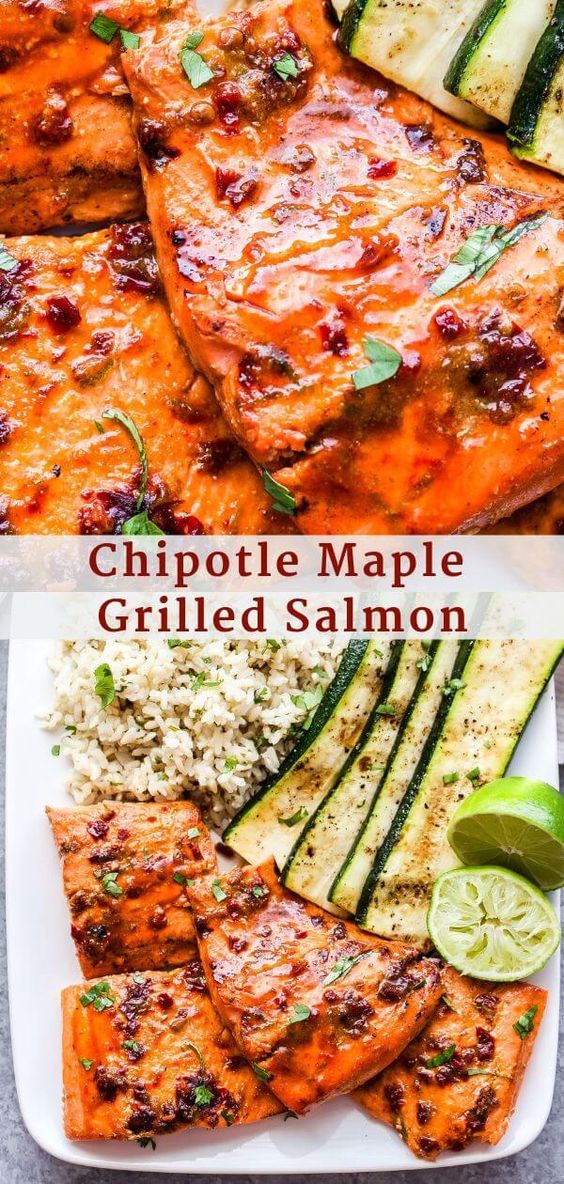Chipotle Maple Grilled Salmon