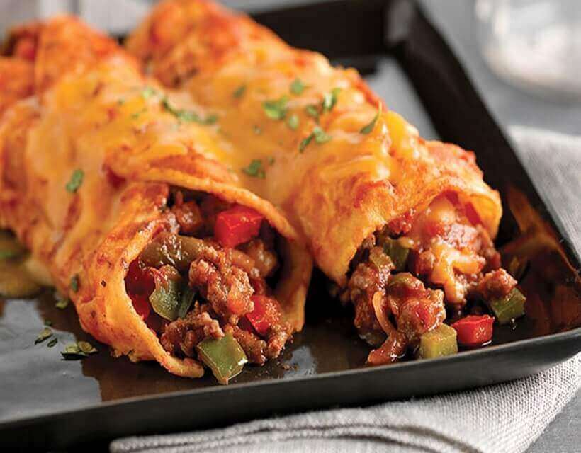 Shredded Beef Enchiladas With Cheese Foodie New Food Pyramid Guide