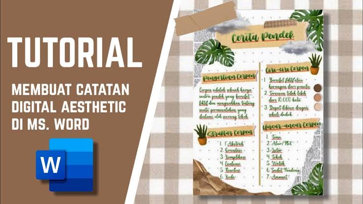 Cara Membuat Catatan Aesthetic Di Ms Word
