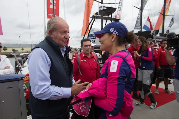 Crown Princess Victoria of Sweden met with King Juan Carlos of Spain 