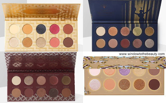 Zoeva brown palettes