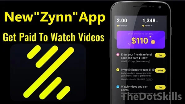 Zynn Zynn un nouveau concurrent de TikTok qui paye pour regarder.