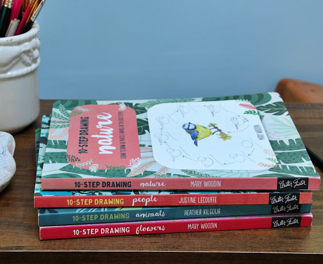 Create With Mom: Painting Rocks and Books that inspires us to draw