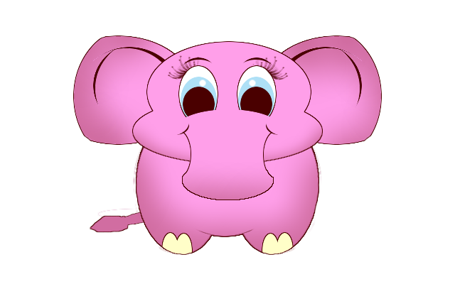 saya nur anis gajah  pink pulak