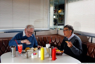 Warren buffett eating mcdonald and coca cola