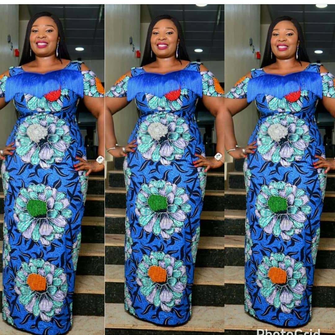 Ankara Long Dresses 2018 Unique and Trendsetting Styles for Stylish