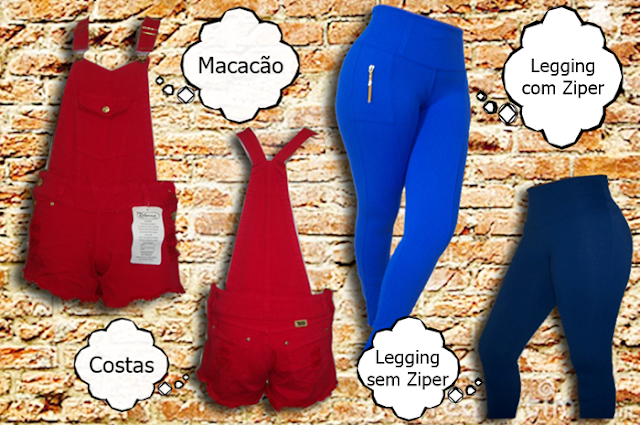 Macaquinho vermelho e legging