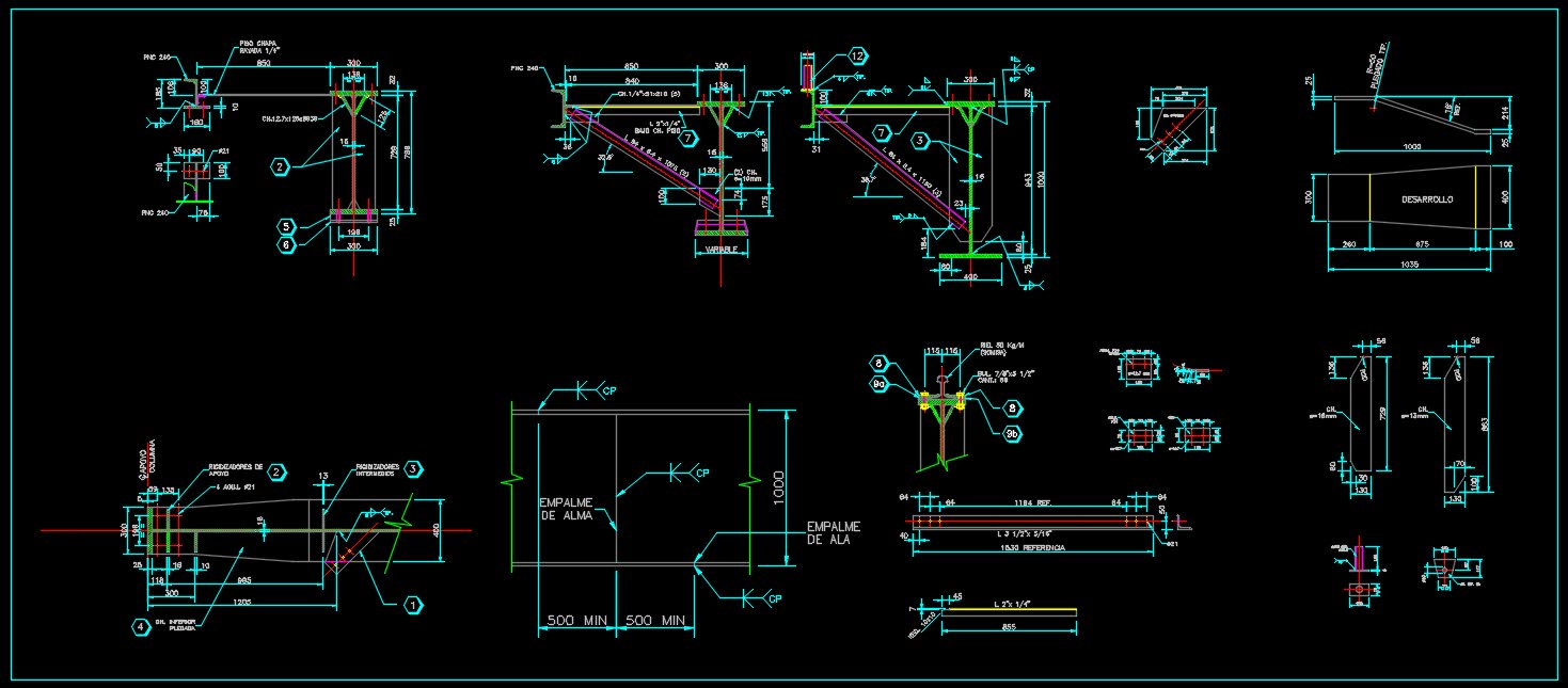Overhead Bridge Crane [DWG]