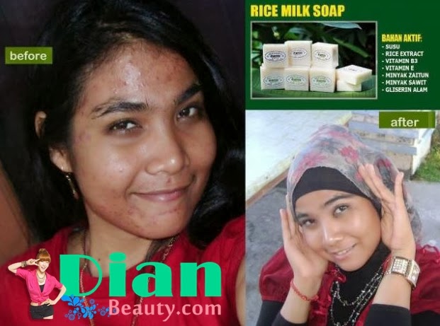Hasil Sabun Beras Susu ASLI 100% Thailand Hasil Sabun Beras Susu ASLI 100% Thailand