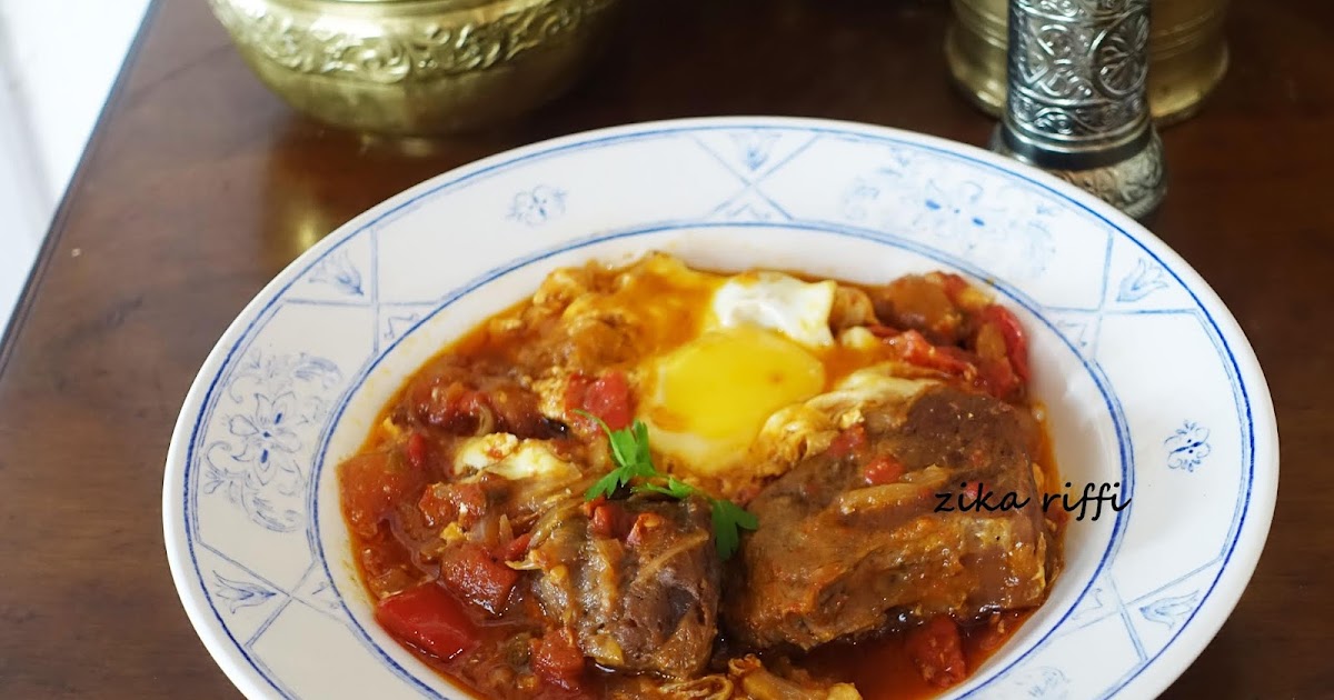 Authentique Chakchouka Bonoise Confite A La Viande Zika Riffi