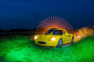 Lichtkunst Lightpainting Nikon Lotus Elise