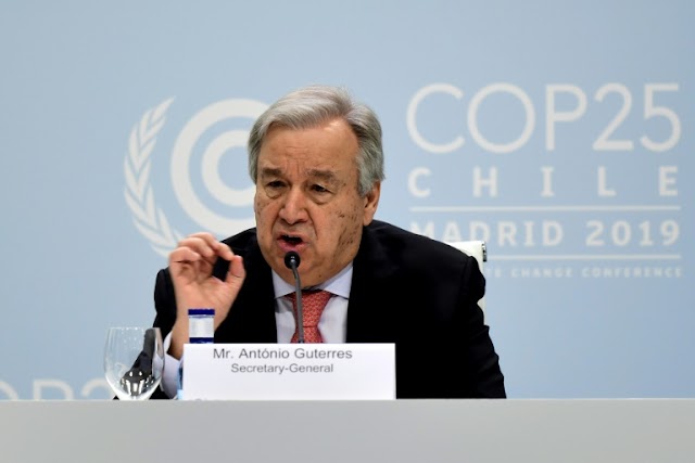 UN chief : Atmosphere emergency has come to 'final turning point