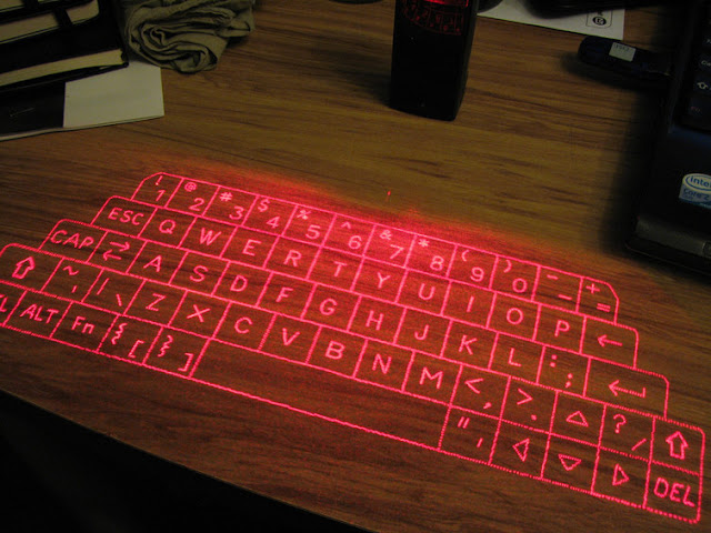 Image Attribute: Mobile laser projection keyboards turn any flat surface into a keyboard. Flickr/Br3nda, CC BY