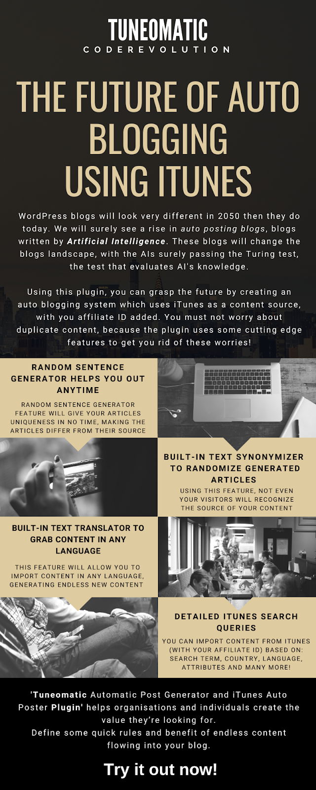 Tuneomatic - iTunes Affiliate Money Generator Plugin