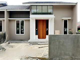 Tampak depan rumah di Cluster Eka Sari