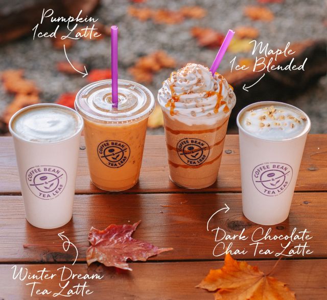 The Coffee Bean & Tea Leaf's 2020 Seasonal Fall Menu Includes Pumpkin