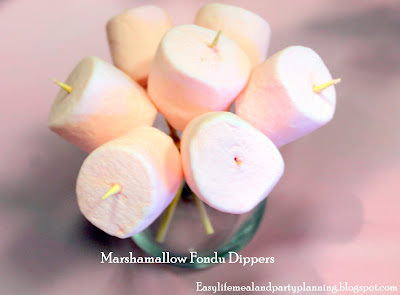 Pretty Marshmallows for Birthday Party - Easy Life Meal & Party Planning