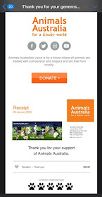 Animals Australia Receipt 28-1-20 $60 ©BionicBasil® The Pet Parade 337