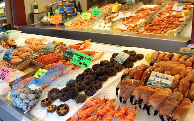 Fish market in Trouville