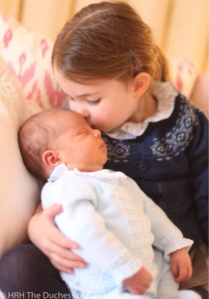 The Duke and Duchess of Cambridge shared new photos of Prince Louis and Princess Charlotte. Kate Middleton and Prince William