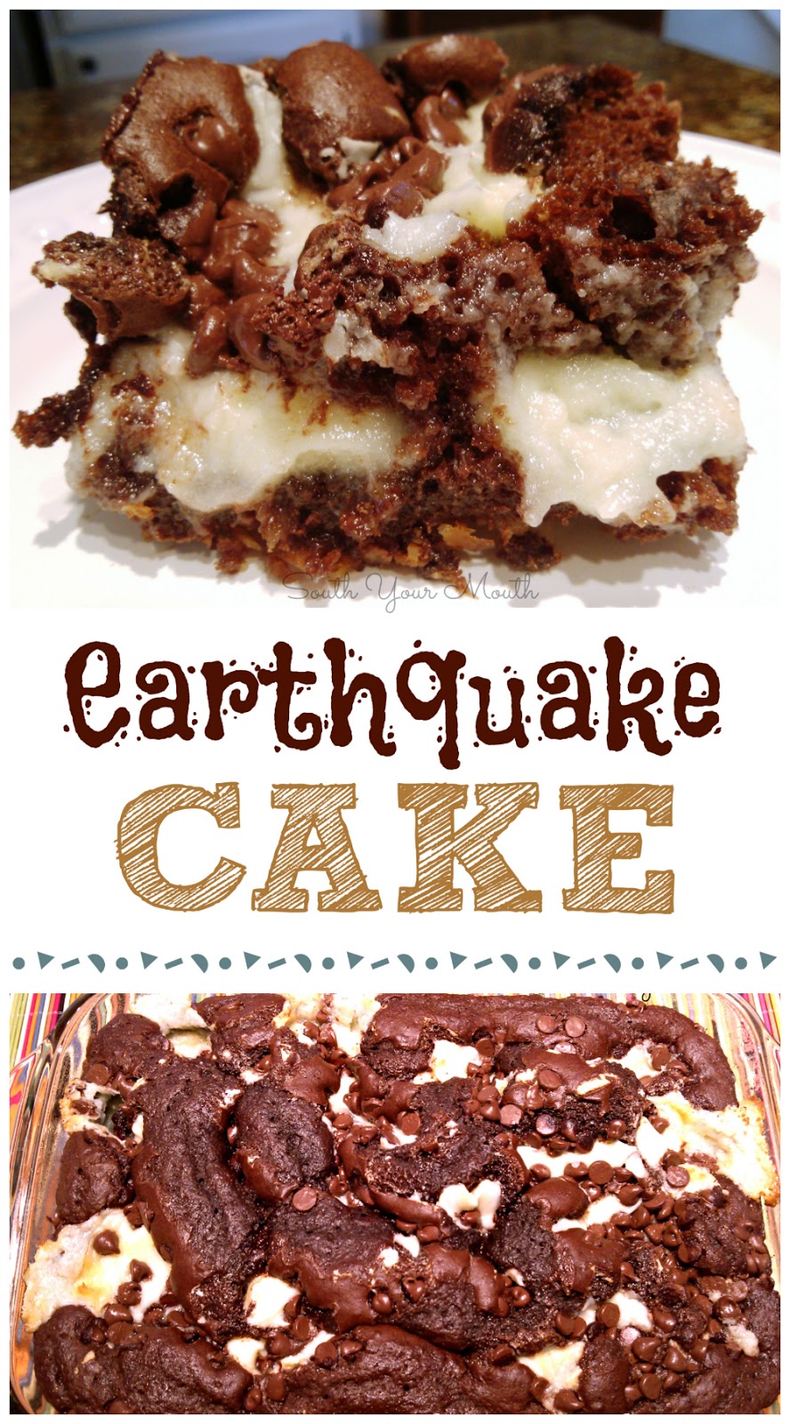 South Your Mouth: Earthquake Cake