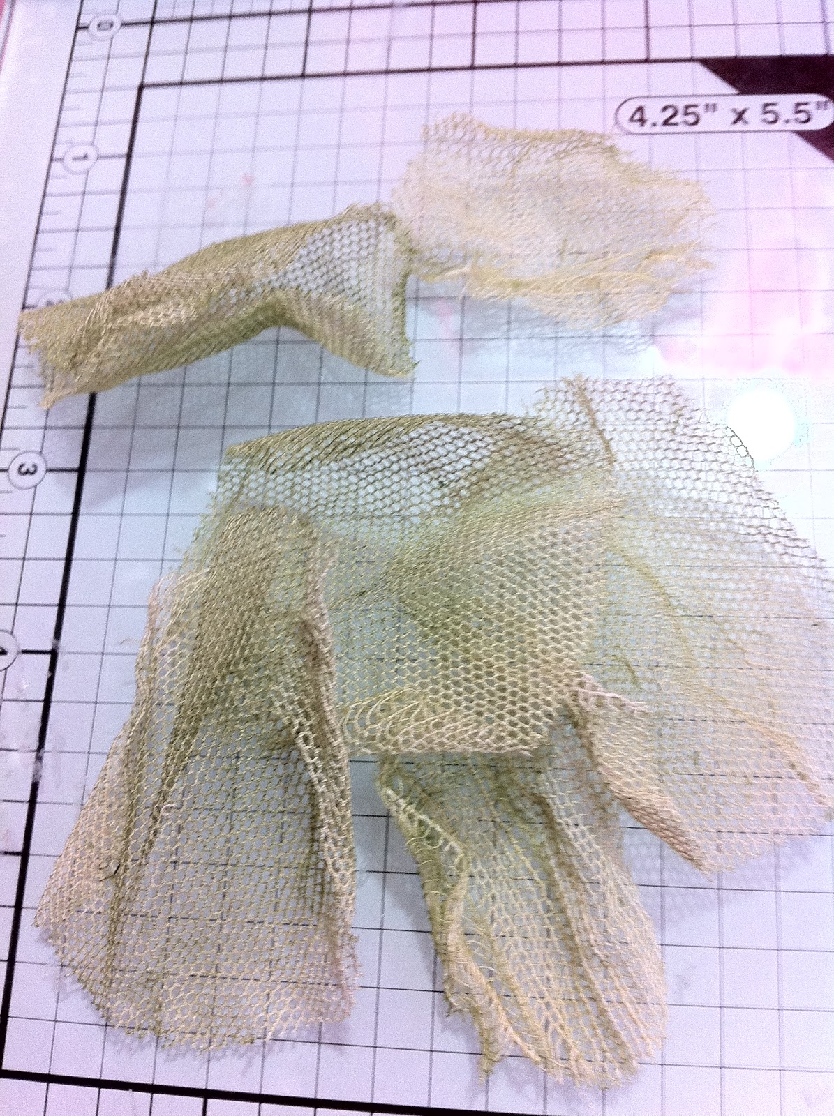 lollydollycrafts Tutorials Gauze Flower Tutorial