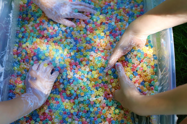 Shaving Cream Sensory Play