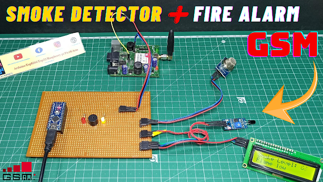 Smoke Detector And Fire Alarm System Using Arduino And Gsm