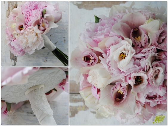 Peonias y Orquideas; flores para tu ramo de novia | Bodas