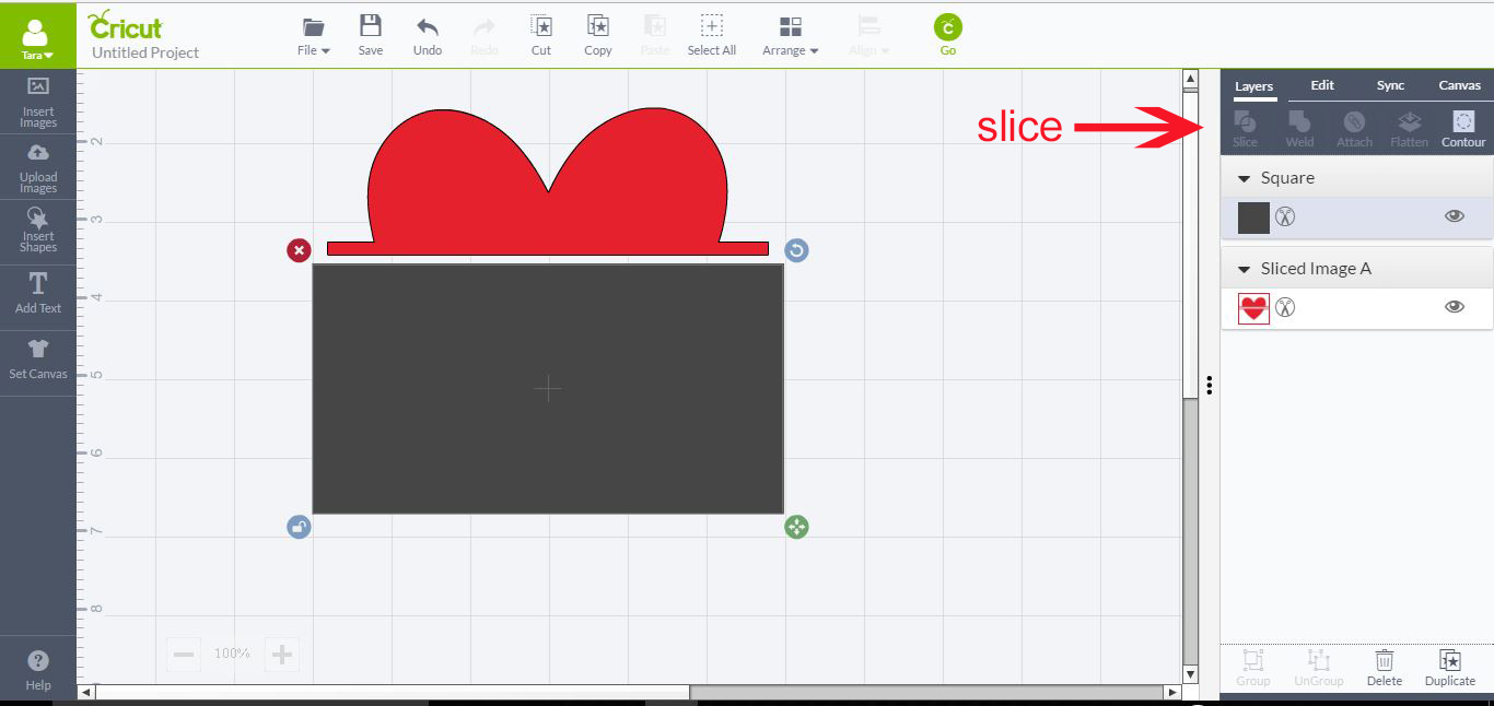 How To Use The Slice Tool In Cricut Design Space To Split Images