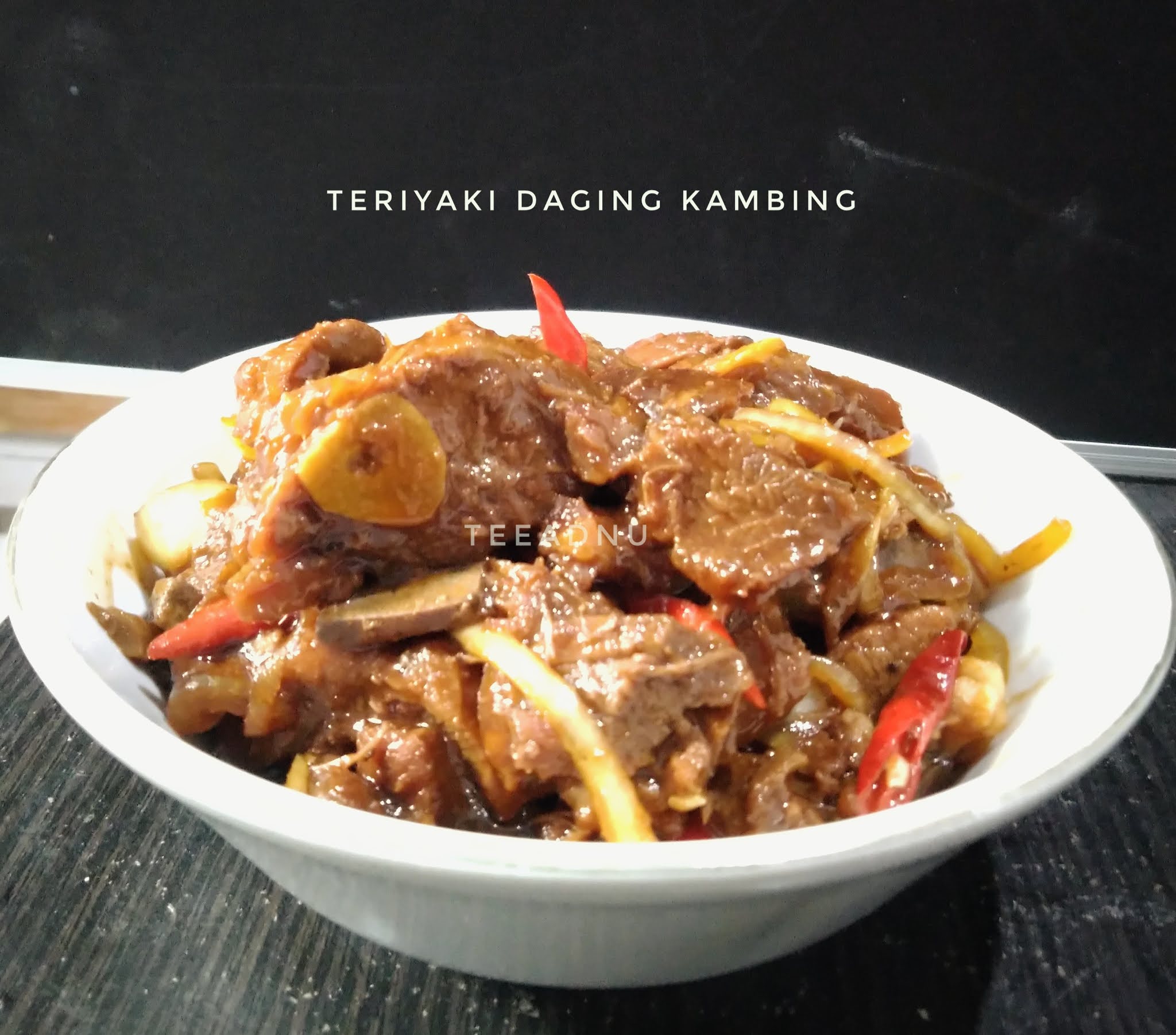 Utiessen Resep Teriyaki Daging Kambing