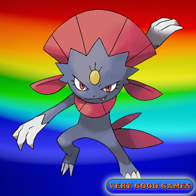 Weavile Pokemon - creatures of the fourth Generation, Gen IV in the mobile game Pokemon Go