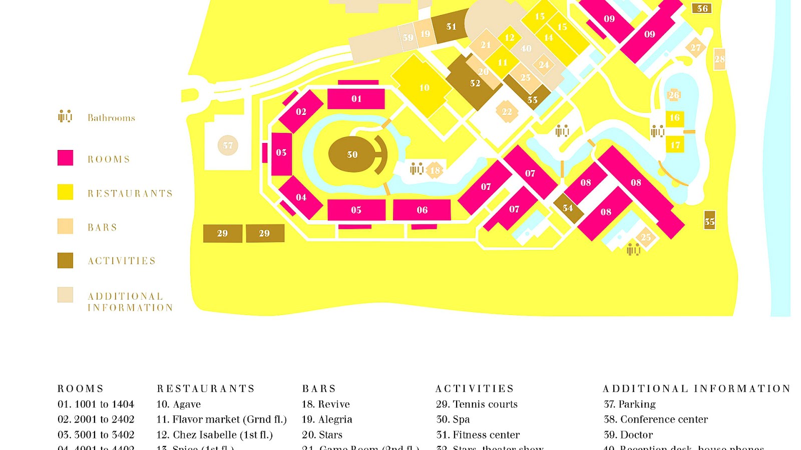 secrets riviera cancun resort map secrets riviera cancun resort map