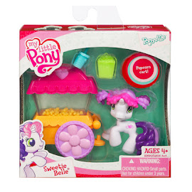 My Little Pony Sweetie Belle Popcorn Cart Singles Ponyville Figure