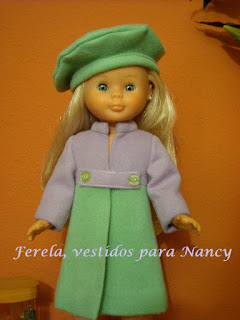 Nancy,Ferela,vestidos,abrigos,ropa,muñeca,