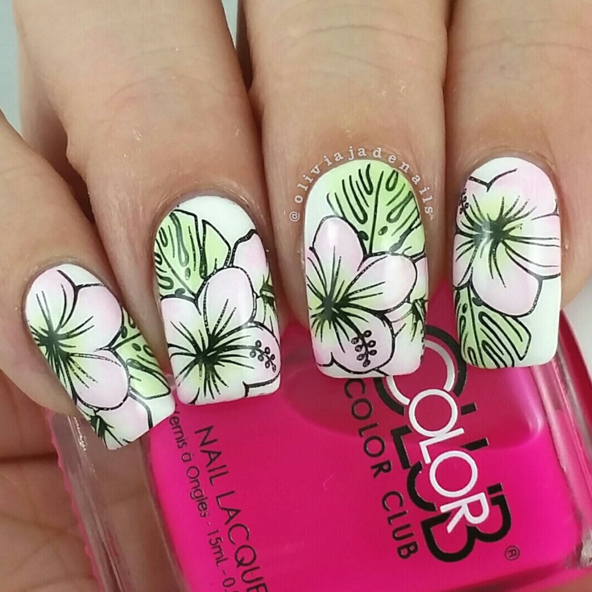 Color Club Pop Wash Collection - Nail Art by Olivia Jade Nails