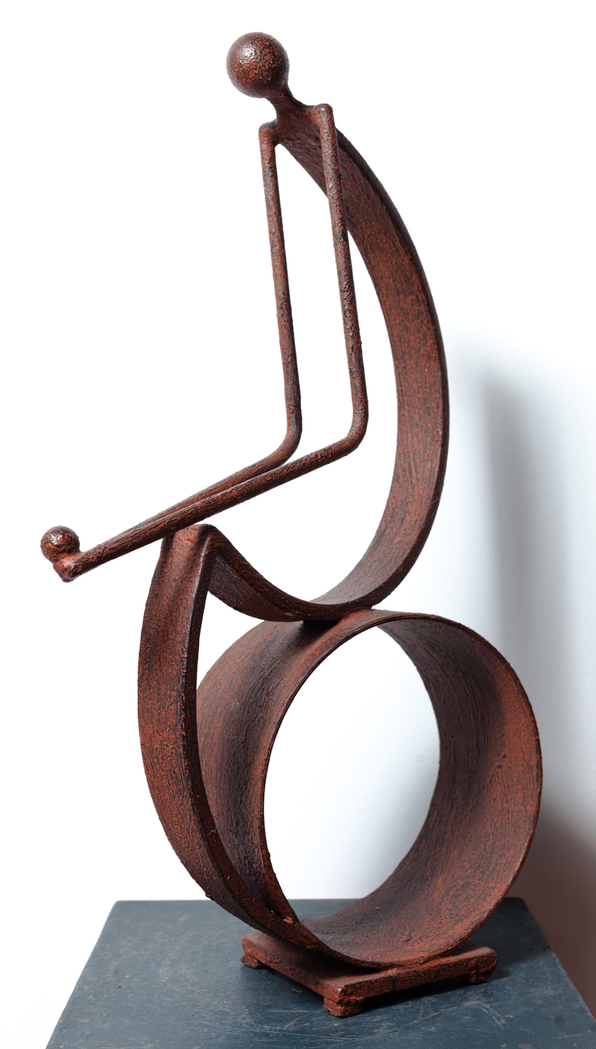 formas en metal Esculturas en hierro forjado y patinado todas piezas