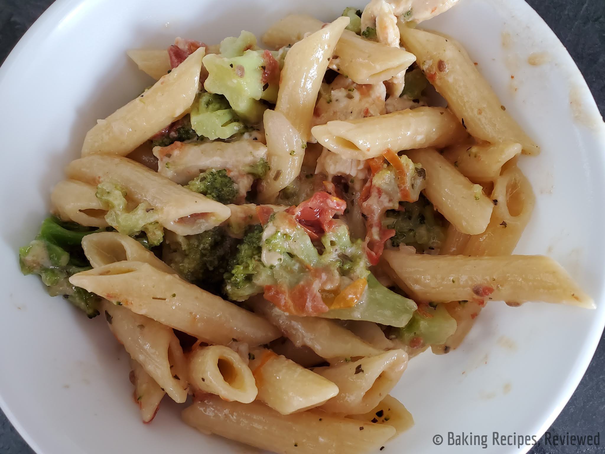 BAKING RECIPES, REVIEWED ONEPOT CREAMY SUNDRIED TOMATO PASTA