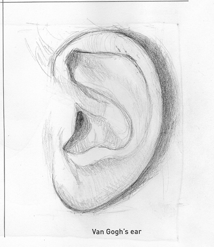 Ana's Strictly Sketchbook: 642 Things to Draw #6 - Van Gogh's Ear