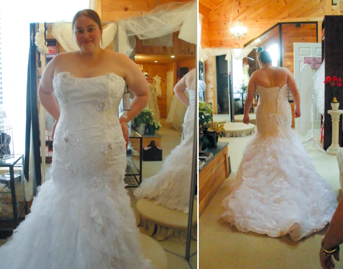 gaun pernikahan mermaid