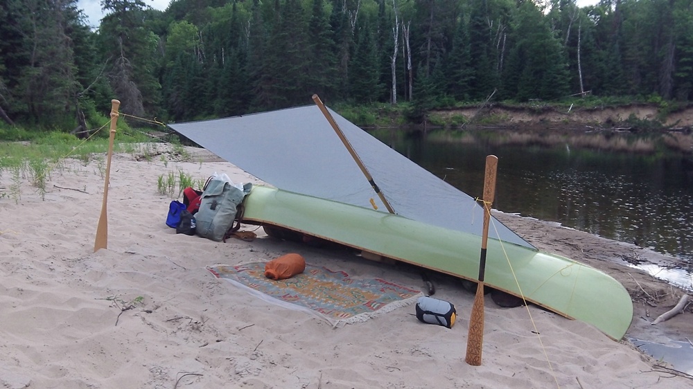 Paddle Making (and other canoe stuff) Canoe Camp Shelters