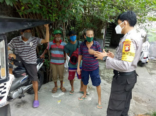 Bhabinkamtibmas Kelurahan Ende Berikan Imbauan Pencegahan Covid-19 ke Warganya