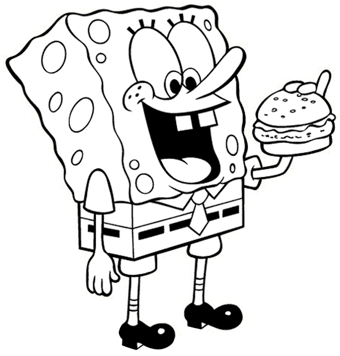 12 funny SpongeBob coloring pages | Free printable