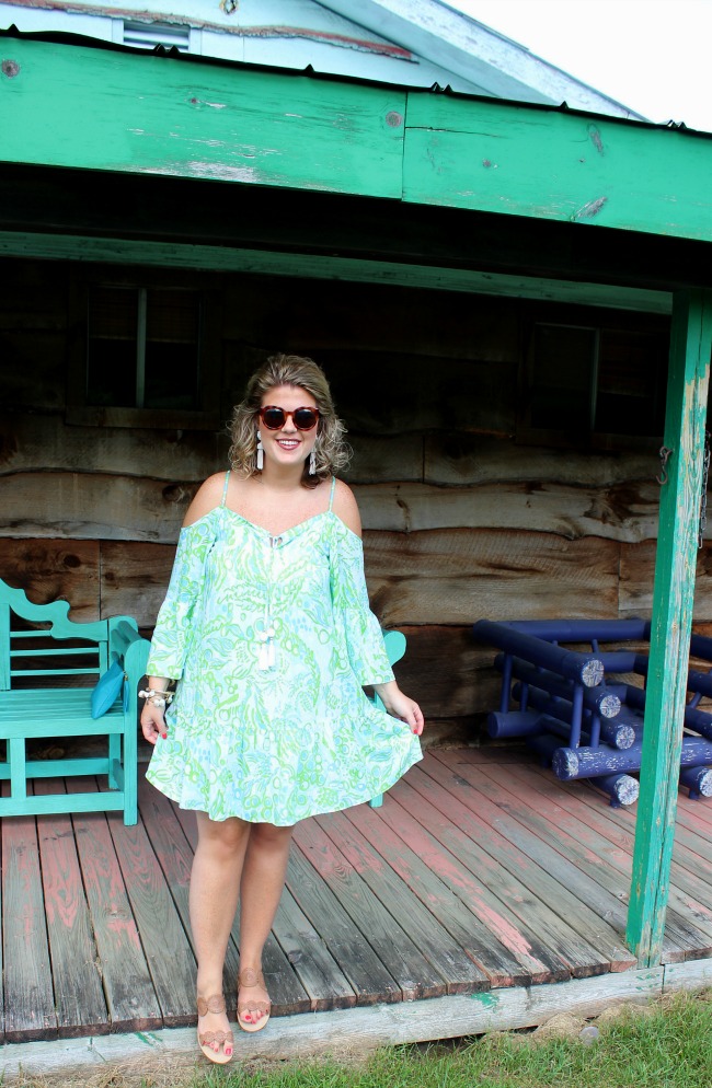 Lilly Pulitzer Off-The-Shoulder Dress