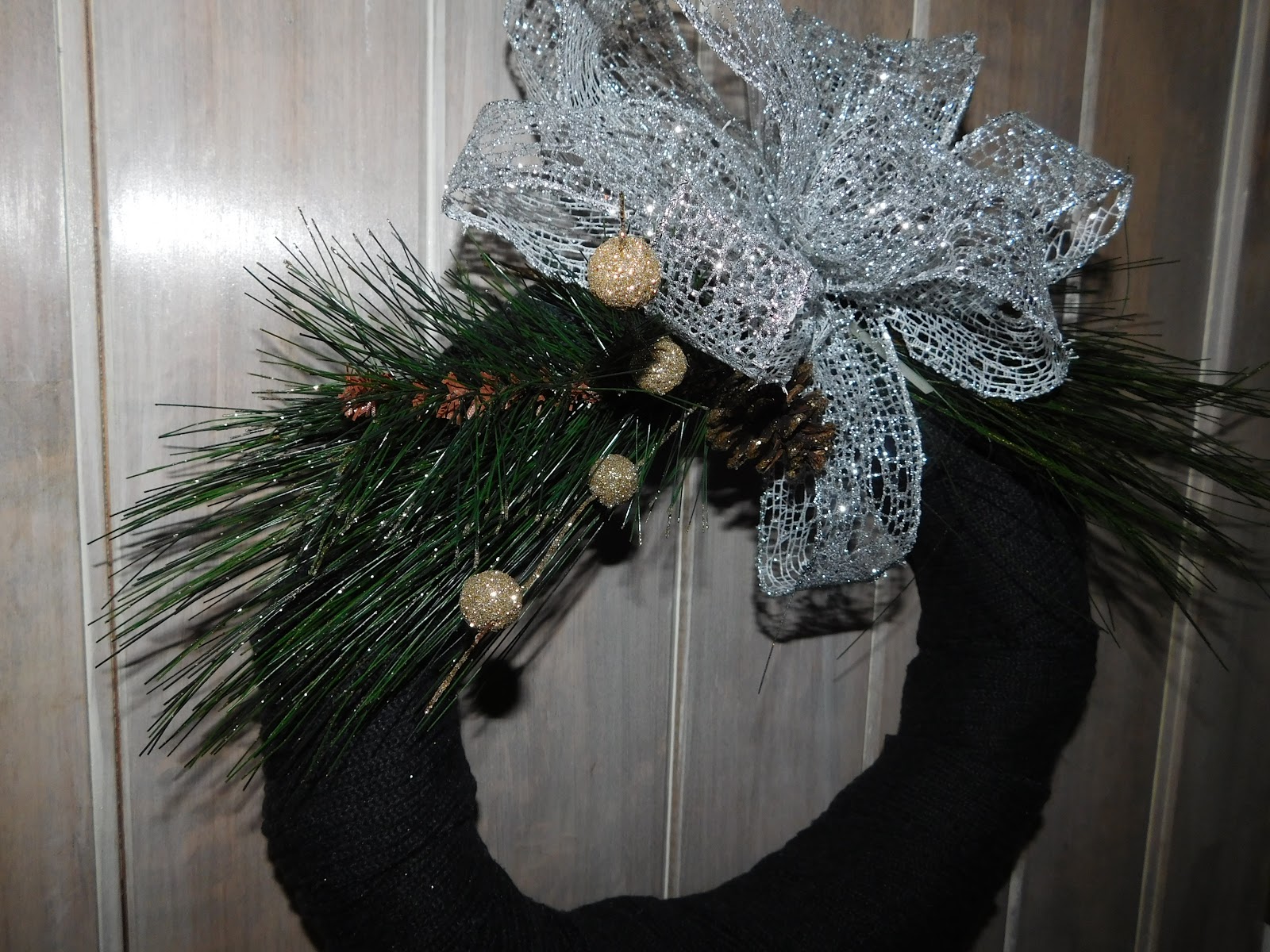 Coastal Bohemian Leftover Cushion Foam Sweater Wreath