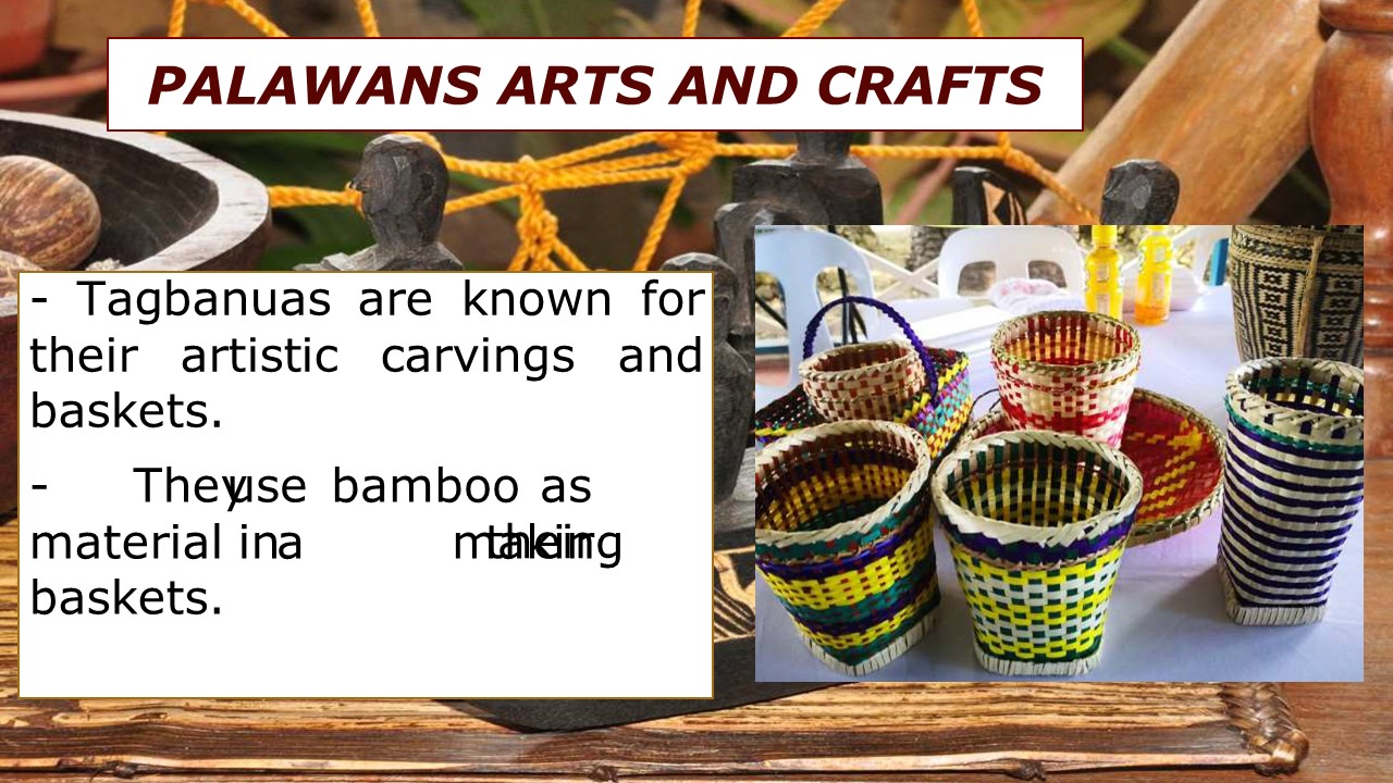MAPEH Homepage Learning Materials Arts and Crafts of Romblon