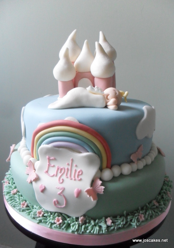 Jo's Cakes Two Tier Princess Castle Birthday Cake